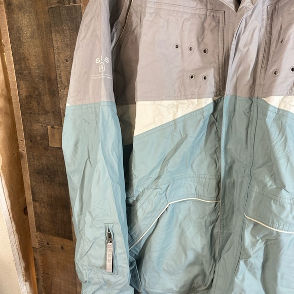 686 Smarty Jacket Mens Large Sage 3-in-1 Snowboard Ski Shell Hooded Winter Coat - Picture 3 of 11